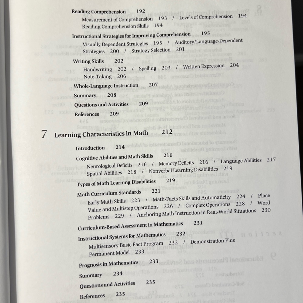 Pearson Learning Disabilities Textbook - Picture 6 of 8